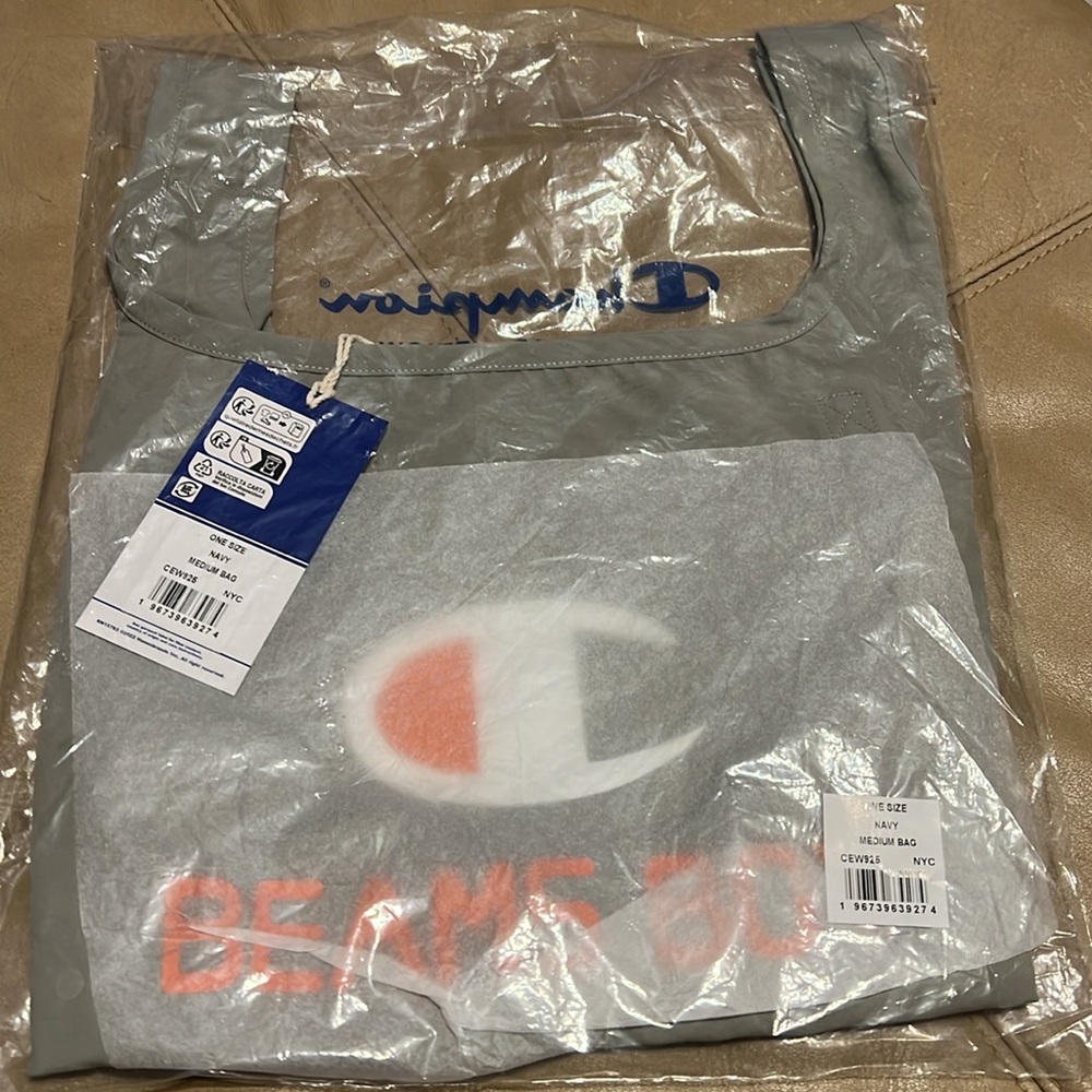 Champion Authentic Collaboration with Beams Boy Medium Bag granite heather NWT - Picture 7 of 7